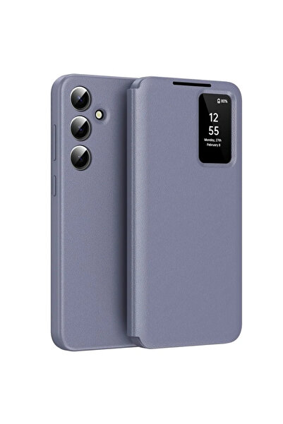 Samsung Θήκη Smart Flip για S24 FE (S721), με μαγνητική όψη, πορτοφόλι, λιλά ...