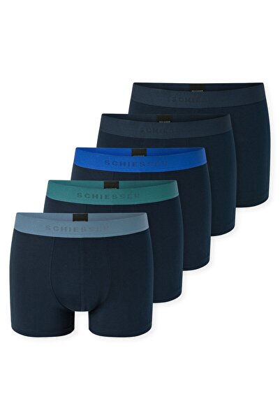 Schiesser Herren Boxershorts, 5er Pack - Serie "95/5", Unterhose, Logobund