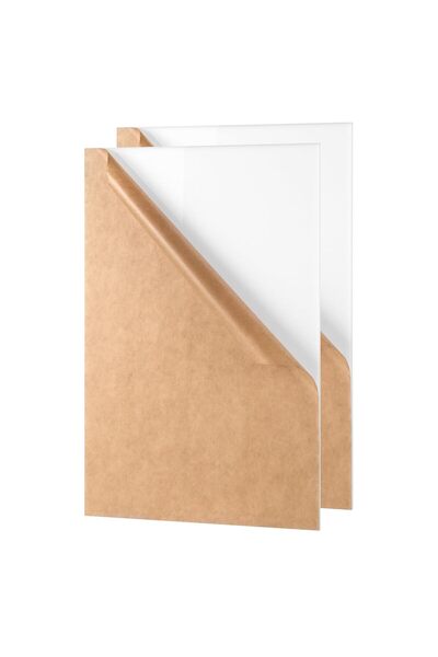 ALAYRA International لوح أكريليك أبيض A6 4×6 بوصة، سمك 3 مم، طبقة واقية للحرف...