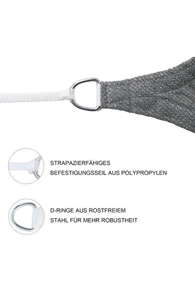 SUNNY GUARD Sunny Guard awning, tarpaulin, premium sun protection 2x4 m, anthracite