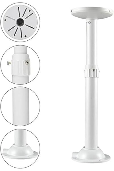 Xess Hot Tech! Extendable Mounting Pole for Security Surveillance Cameras 60 cm – 120 cm Adjustable Cei