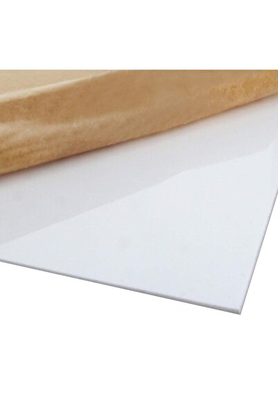 ALAYRA International لوح أكريليك أبيض مقاس 5×7 بوصة، سمك 1 مم، طبقة واقية للح...