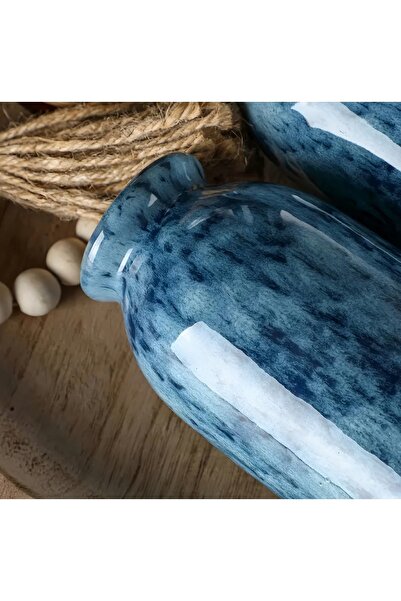 CWLWGO Blue Gradient Ceramic Vase Set