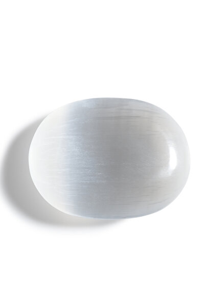 Inka Wood Co. Selenit Taşı Yassı Kütle (5×6 cm, 85gr) | Enerji Temizleyici Do...