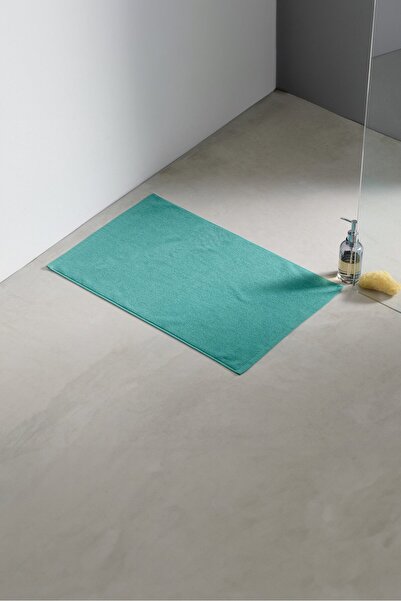Tchibo Textured Bathroom Mat, Teal Green