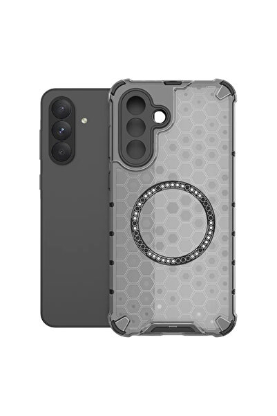 Samsung Husa HoneyComb pentru A35 (A356), Magnet MagCase, AntiDrop Corners, Gri