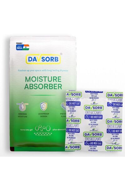Cilicant DAVSORB ممتص الرطوبة - (حوالي 5 جرام × 40 عبوة)، أبيض