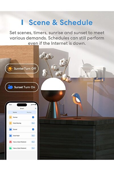 MEROSS Mini Smart Plug 4 Pack — WiFi Smart Plugs Compatible with HomeKit, Alexa, Google Home
