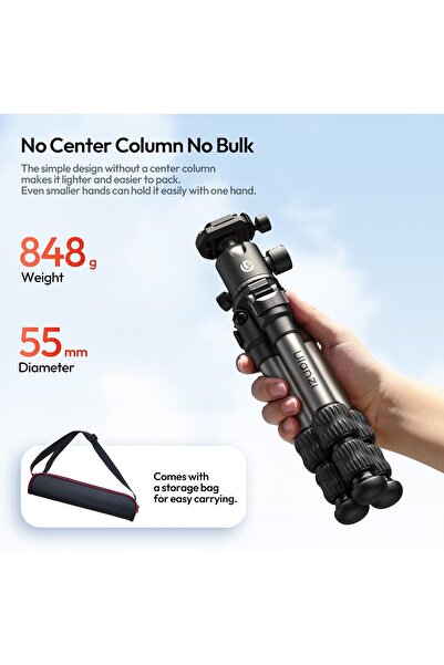 ulanzi TT30 Travel Ultra Portable Camera Tripod w/ Panorama Ball Head