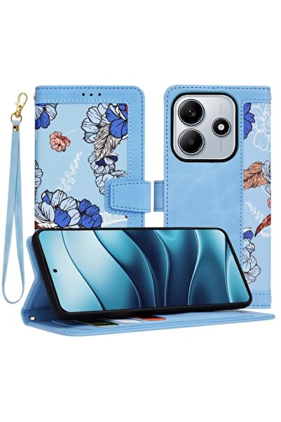 Velo Husă pentru Xiaomi Redmi Note 14 5G - Aspect Elegant W649, Albastru Vibrant