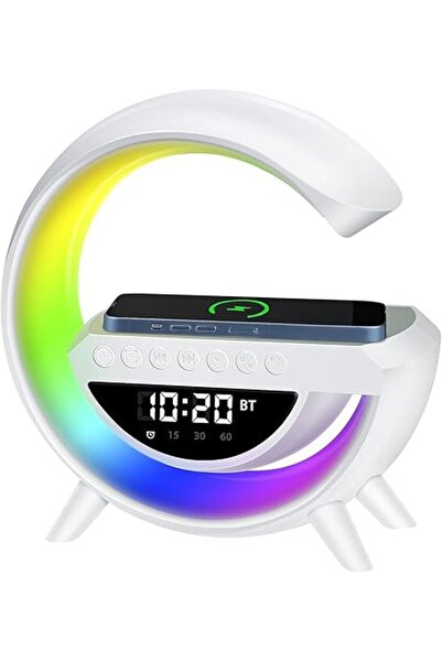 Xess Wireless Charger Atmosphere Lamp, 2023 New Wireless G Speaker Charger with Desk Lamp Bedside Night L