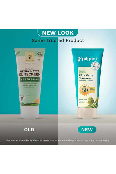 Pilgrim كريم سكوالين ألترا مات واقي من الشمس بعامل حماية من الشمس 50 PA+++ لل...