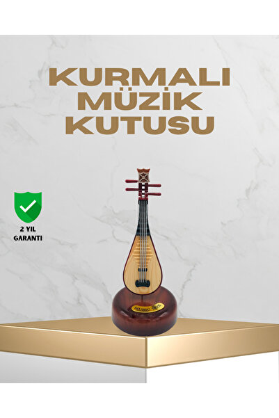 antepvia Ud Sembolü Müzik Kutusu Estetik Tasarım Melodi Destekli - via6093-7048