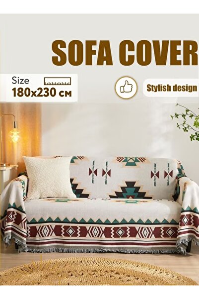 Generic 180 * 230CM Sofa Cover Double Side Couch Cover 3 Seater Sofa Slipcover Sofa Throw Blanket