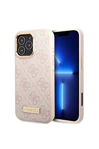 Guess Case compatible with iPhone 16 Pro Max, Impact Safe P3096, Plastic, Pink