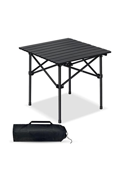 SKY TOUCH Lightweight Folding Camping Table Aluminum Top Portable Outdoor Picnic Desk with Carry Bag Hiking