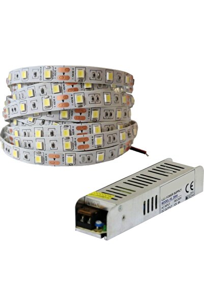 4040 Yeni Nesil Şerit LED 10 Metre + 12.5 Amper 150 Watt LED Trafo Cata