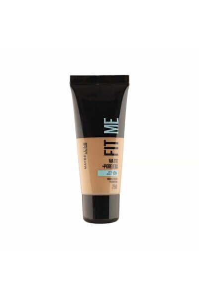 MAKEUPS ميـــــبلين كريم أساس Fit Me Matte and Poreless 250 - 30 مل