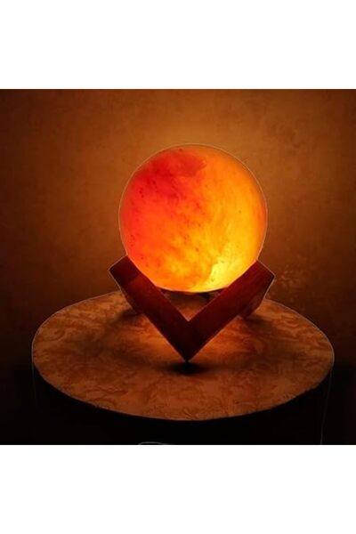 Xess Himalayan Salt Daggle Base With Ball Shape Lamp