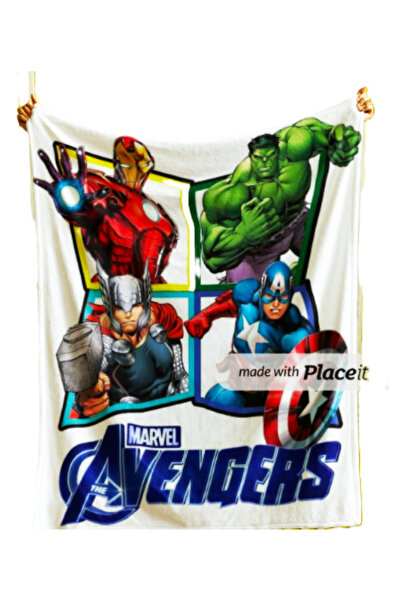 Elmas Dizayn 150*220 cm Organic Cotton Fleece Baby Children Blanket Bed Cover Hypoallergenic Stain-Proof Gta6