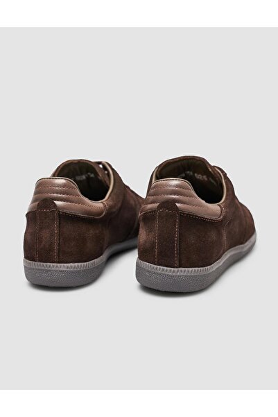 Cabani 100% Genuine Suede Leather Brown Women's Sneaker