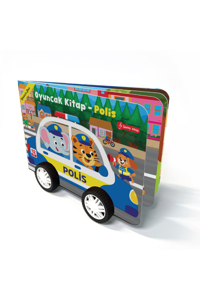 yükselen zeka Oyuncak Kitap - Polis (Gerçek Tekerlekli)