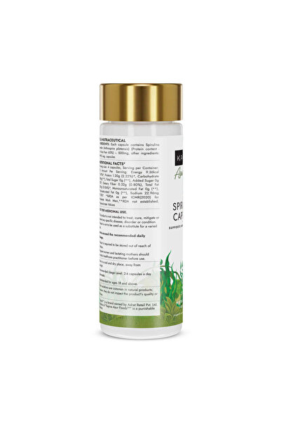 KAPİVA Spirulina Capsules - 120 Capsules