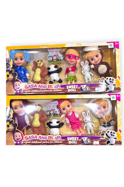 srt toys Maşa koca ayı ve orman hayvanları