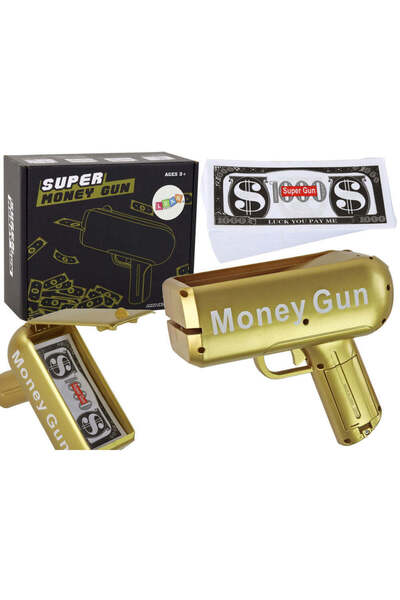 LEAN Pistol lansator de bani, aur, 17138