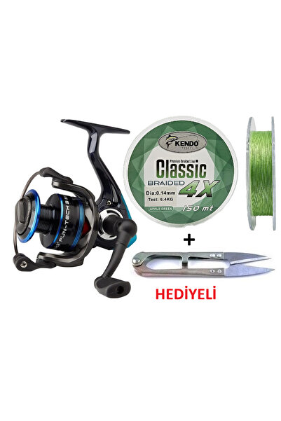 Oslo Dam Quick Fun-Tech 3 MK1 4000 FD 2+1BB İp Misina Sarılı Olta Makinesi