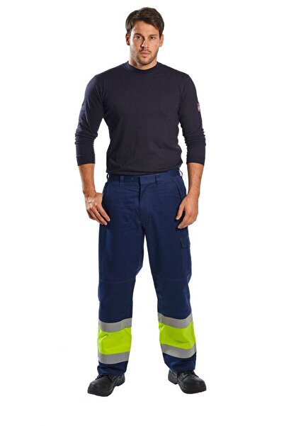 PORTWEST Hi-Vis Protective Waist Trousers MODAFLAME Portwest-MV26 M Yellow