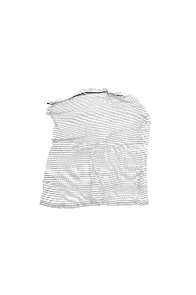 GEKO Set of storage sacks with drawstring, 50 x 80 cm, 30 kg capacity, white, 100 pieces - G71982A