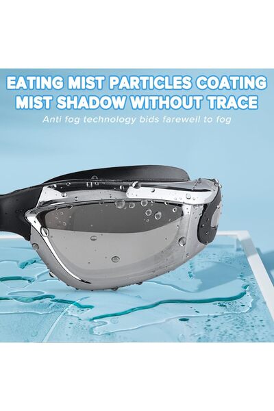 NECOMI Swimming Goggles - Anti-Fog UV Protection, Adjustable for Men Women Kids (with Nose Clip & Ea