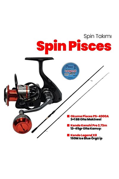 Okuma Pisces 4000A Makine - Kendo Kenshi Pro 273 cm Spin Takım