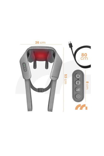 MalTec Shiatsu Neck and Shoulder Massage Device with Heating PRO-Comfy25W, 113497