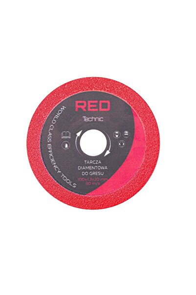 Red Technic Diamond Blade for Tile Cutter, 100 mm, RTPDG 0009-TA 13