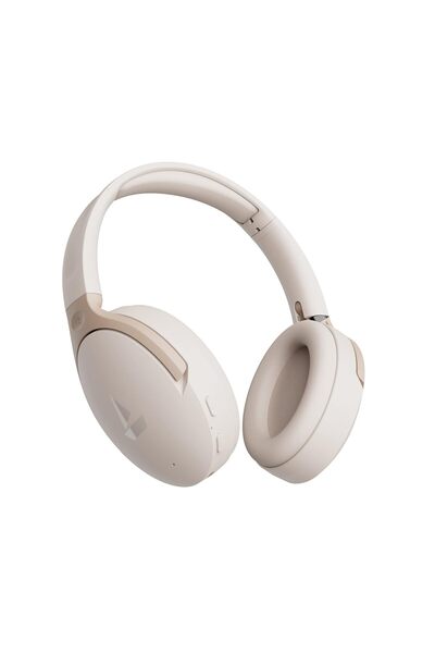 BOAT Rockerz 551ANC Bluetooth Overhead, Up to 100H Playtime, Fast Charging, Ambient Sound Mode-Beige