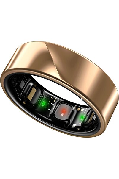 Noise LUNA Ring - Most Accurate Smart Ring, Track Sleep, Activity, Readiness - Size 8 - Rose Gold
