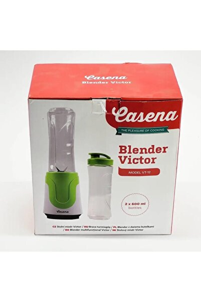 Casena Blender smoothie, VT-12, multifunctional, 180W, cu 2 recipiente portabile