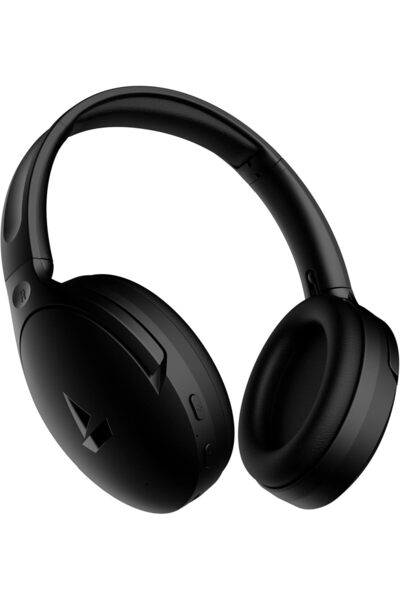BOAT Rockerz 551ANC Hybrid ANC Headphones (Stellar Black), Bluetooth Overhead, Up to 100H Playtime