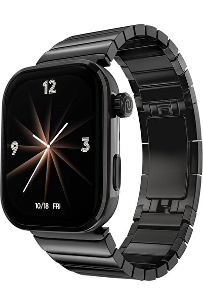 Noise Pro 6 Max Smart Watch (Chrome Black)