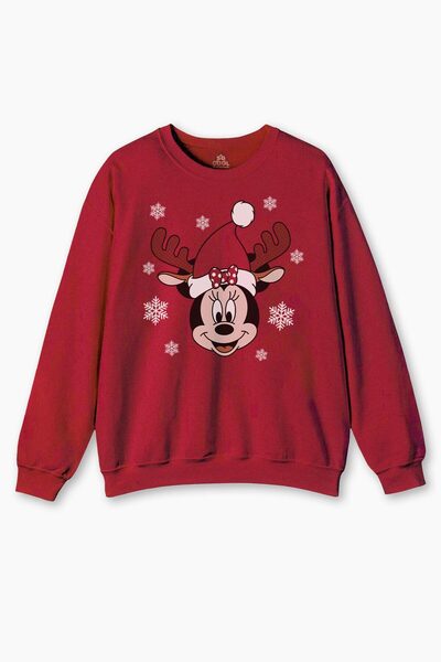 so cool New Year Christmas Red Sweatshirt Merry Christmas Snow New Year 2026 Snow Printed Red Sweat