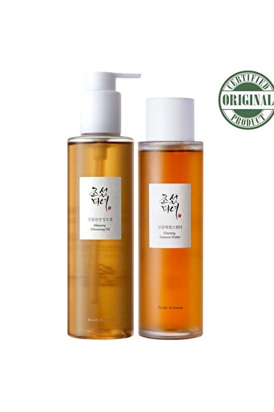 Beauty of Joseon Cleansing Duo - Ginseng Cleansing Oil & Ginseng Essence Wate...