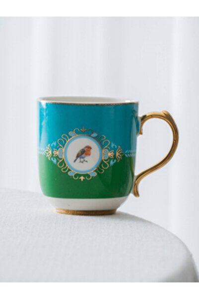 ACAR Ornette Kuşlu Porselen Kupa - 200 ml