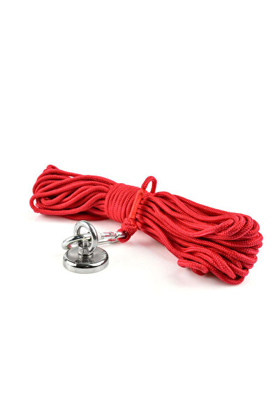 GEKO Set de magneți din neodim, frânghie și mănuși, 3 bucăți, G02425