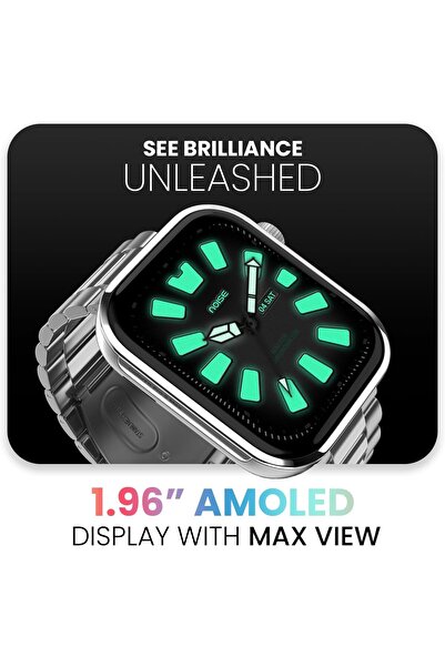 Noise ColorFit Pro 5 Max 1.96" AMOLED Smartwatch, BT Calling, VO2 Max - Jet Black