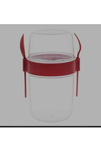 OEM Double Food Casserole with Fork & Red Spoon 1.1L