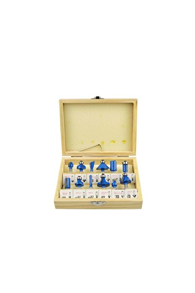 GEKO Wood router bit set, 12 pieces, G01201