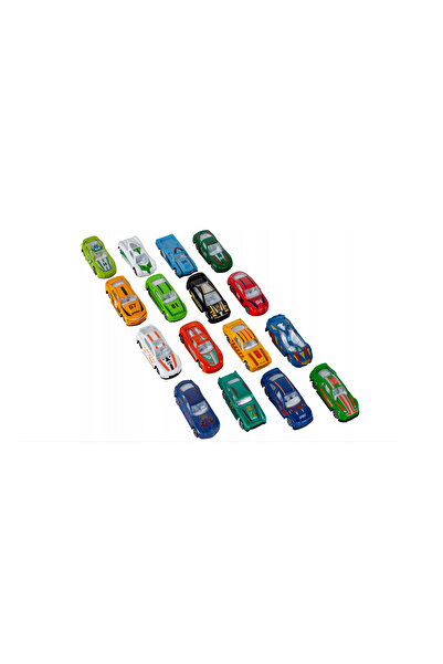 MalPlay set of 16 metal toy cars, 1:64 scale