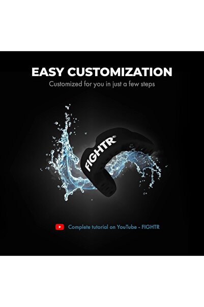 FIGHTR Premium Mouth Guard - Excellent Breathing & Easy to Fit (Includes Hygienic Box)